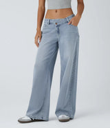 Low Rise Baggy Wide Leg Casual Jeans VIP