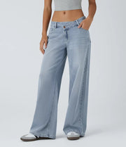 Low Rise Baggy Wide Leg Casual Jeans VIP